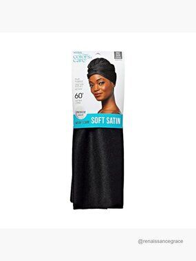 Extra Long Satin Wrap Scarf for Hair Protection and Styling